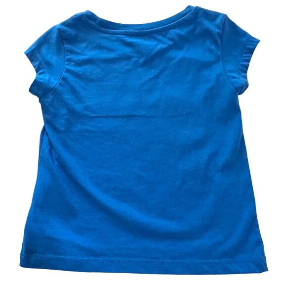 New No Tag Thomas & Friends Blue Crew Neck Decal Tee Shirt 3T Pull Together - Picture 2 of 7